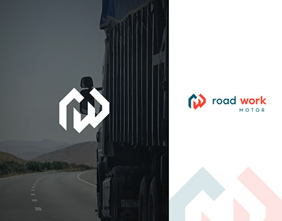 Road Work Motor Logo Design | Unused | Letter r, w & m