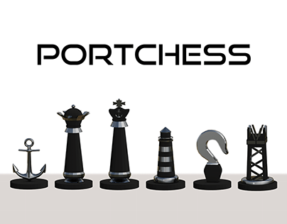 PORTCHESS (chess souvenier)