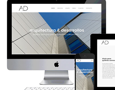 A&D
Arquitectura y Desarrollo