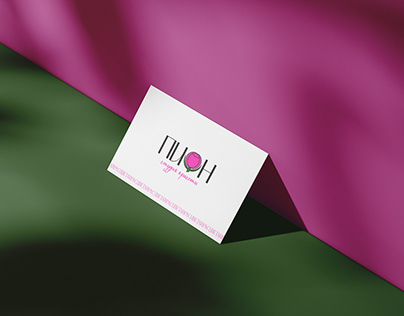 Логотип для студии красоты "ПИОН"