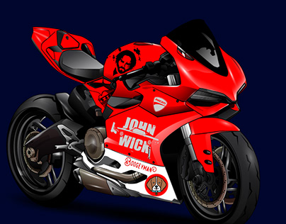 Ducati Panigale - John Wick Edition