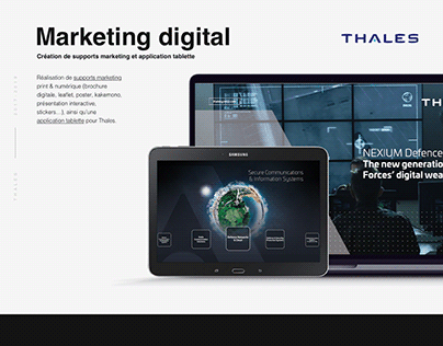 Print supports & tablette application - THALES