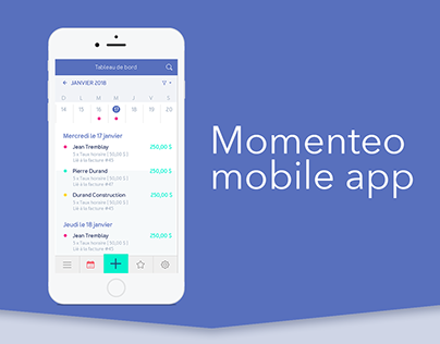 Momenteo / site mobile