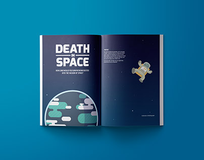 Death in Space Magazine Infographic
