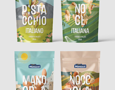 Italian Nuts Product Packaging