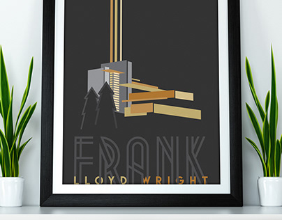 Frank Lloyd Wright Poster Print