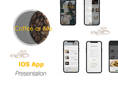 Coffee App screen Presentation