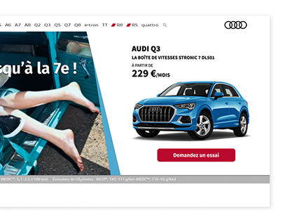 Animation commerciale Audi