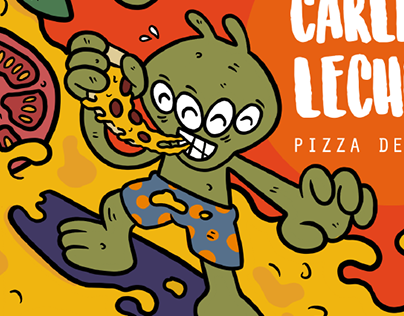 Brandign Pizzas "CARLITOS LECHUGA"