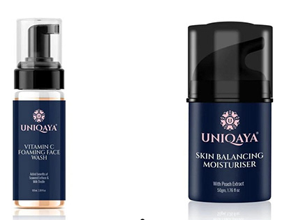 Shop UniQaya Moisturizer For Dry Skin & Face Wash