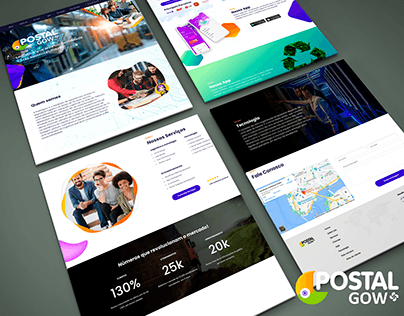 Projeto Redesign Website PostalGow