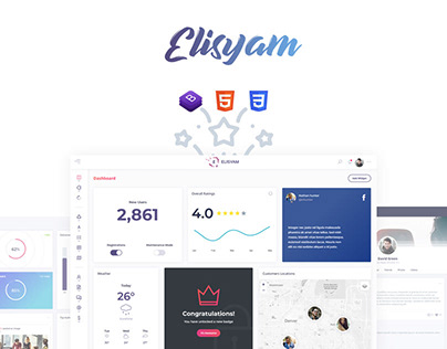 Elisyam - Web App & Admin Dashboard Template