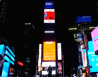 Night Photos in Times Square