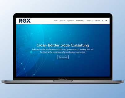 Diseño web para empresa de comercio global