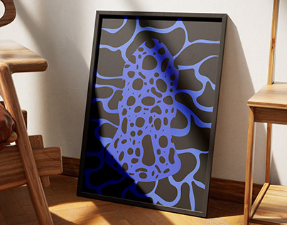 Abstract poster - Froggy