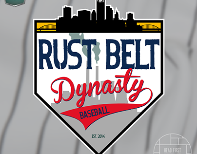 Rust Belt Dynasty Baseball League Branding