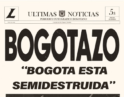pósters Bogotá años 40's