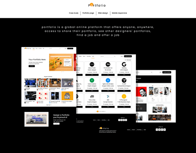 portfolio website and responsive design