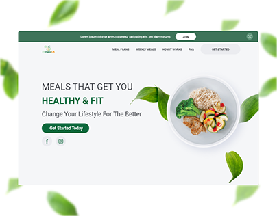 Website for healthy food