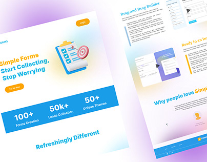 Forms Landing Page