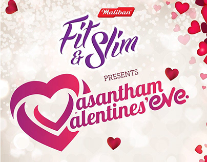 Vasantham Valentines Eve - Event Flyer Design