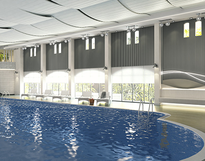 sharjah ladies club, Swimming Pool Design Proposal.