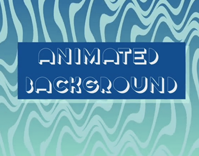 Animated Background, After Effects