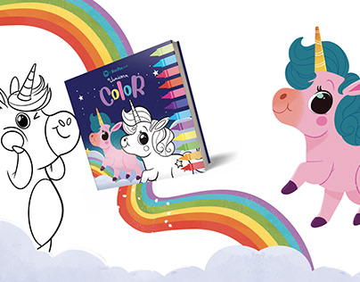 Unicorn Color - Coloring book