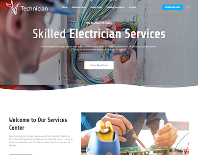 Technician | Landing Pages#107