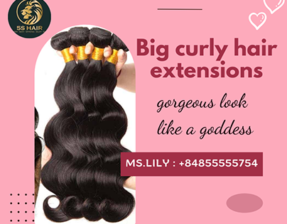 big curly hair extensions