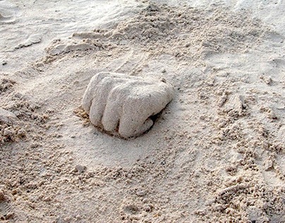 Sand Sculptures – Fist