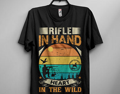 Hunting T shirt Design or Hunting Shirt design