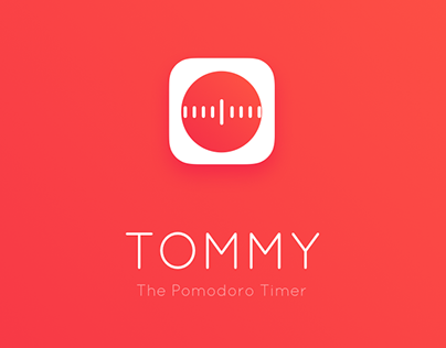 Tommy - The Pomodoro Timer. UX & UI Design