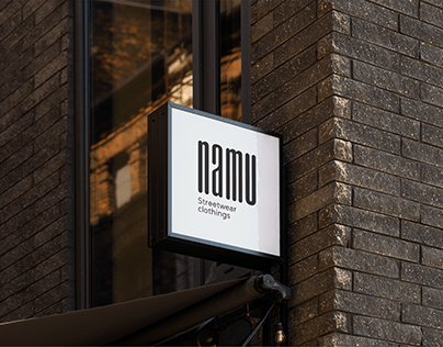 NAMU Streetwear clothings. Logo & Brand Identity
