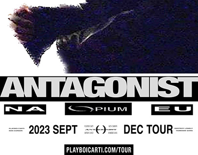 PLAYBOI CARTI ANTAGONIST WORLD TOUR CONCEPT WORK