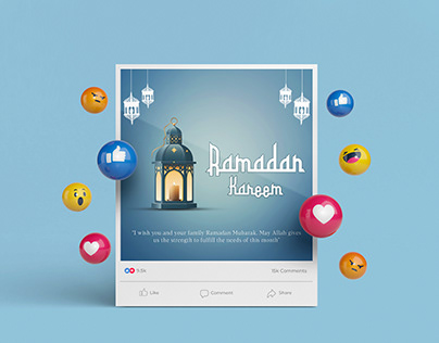 Project thumbnail - Ramadan Mubarak Post Design |