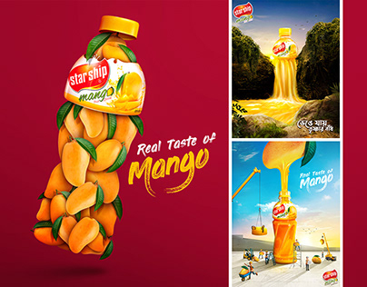 Star Ship Mango Fruit Drink-Social Media Advertising