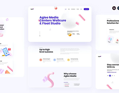 Aglee - Creative Agency landing page template