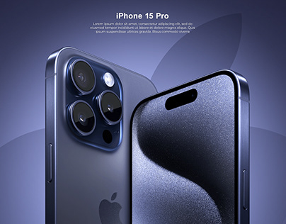 iPhone 15 Pro Poster/Banner Design