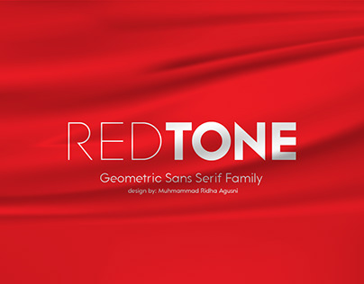 REDTONE - GEOMETRIC SANS SERIF FAMILY