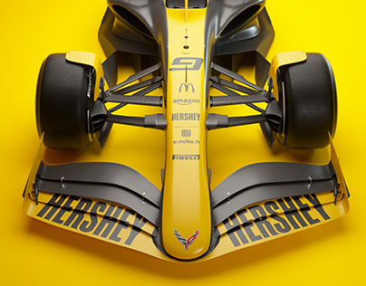 2022 Corvette Formula 1 Concept Livery