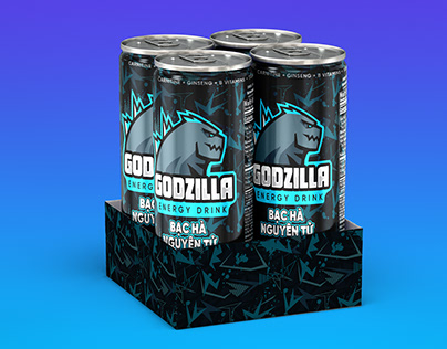 Godzilla Energy Drink (Branding and POSM)