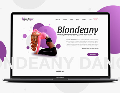 BlondeAny dancer Website
