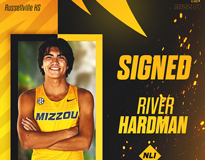 Mizzou Track & Field Signing Day Graphics 2023