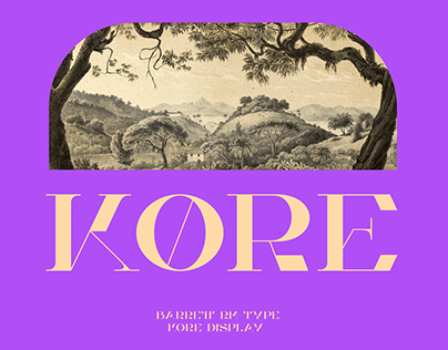 Kore - Display Typeface