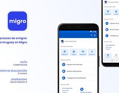 UX/UI Design App Migro