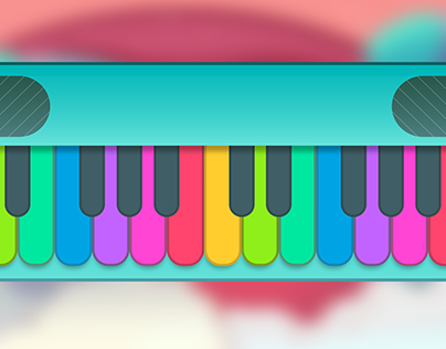 Virtual piano for kids