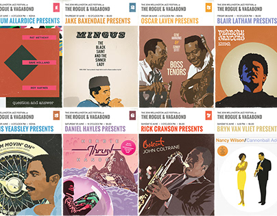 Rogue and Vagabond - Eight Jazz Festival posters II