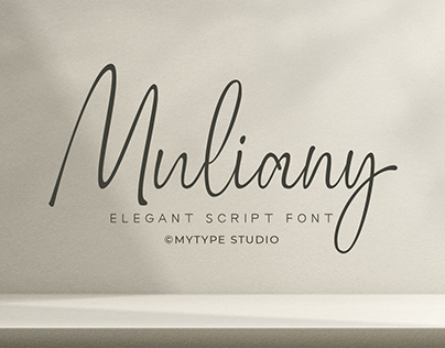 Muliany Elegant Script Font