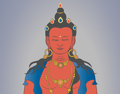 Illustration for Buddist Meditation Project